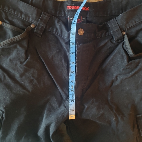 Mens Tough Duck Work Pants Black - Picture 14 of 14